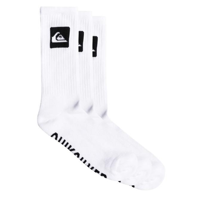 Quiksilver 3 Crew Pack Erkek Beyaz Çorap - 1