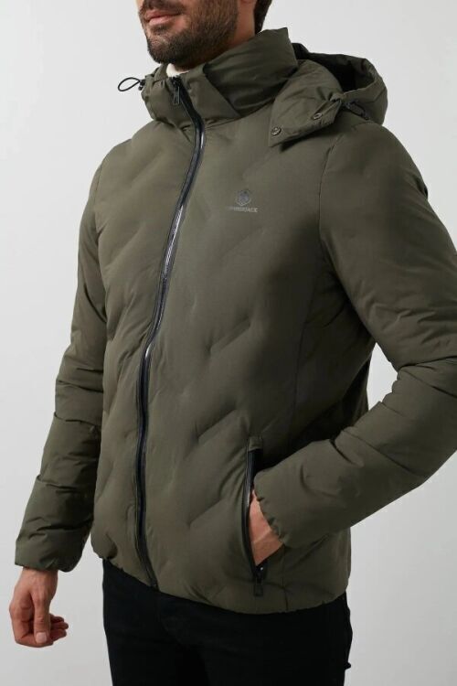 Lumberjack 3W ML HENRY COAT 2SN17 3PR Haki Erkek Mont - 4