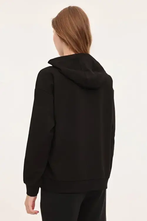 Lumberjack 4W Wb Anna 17Ct1179 4PR SİYAH Kadın Sweatshirt - Lumberjack (1)