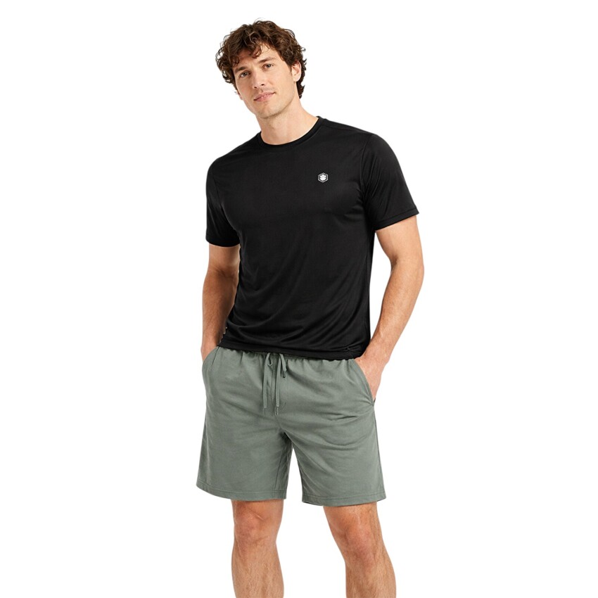 Lumberjack 6M MB CT100 Pes C T-SH 6FX Siyah Erkek Tshirt - 1