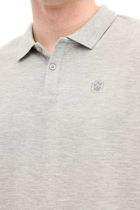 Lumberjack 6M MB CT953 Polo T-SH 6FX Gri Erkek Polo Tshirt - 4