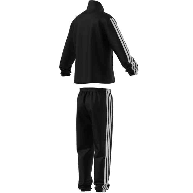 Adidas 3 Stripes Dokuma Siyah Erkek Eşofman Takımı - 4