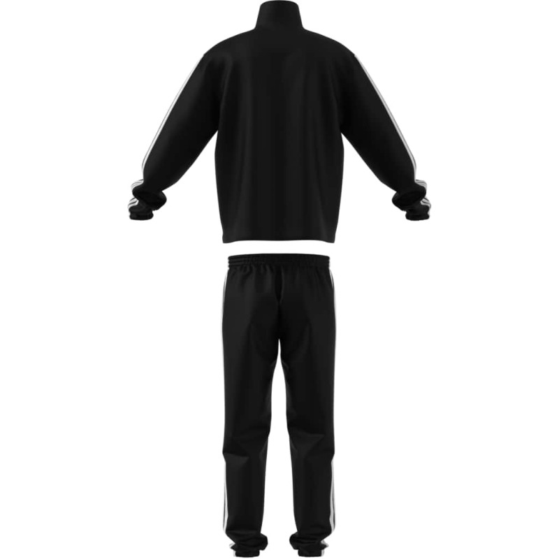 Adidas 3 Stripes Dokuma Siyah Erkek Eşofman Takımı - 5
