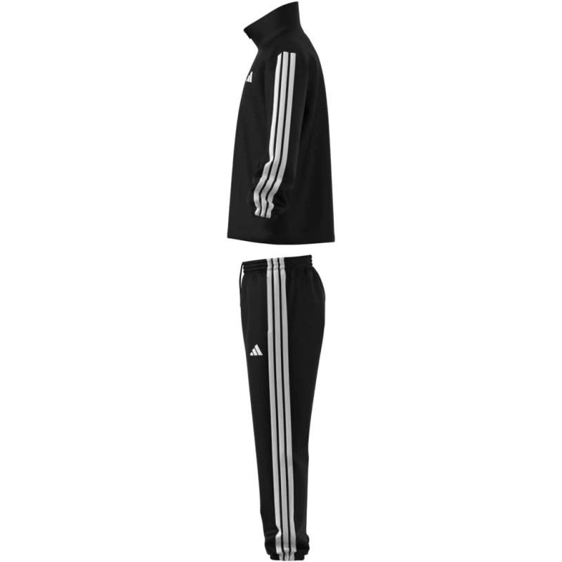 Adidas 3 Stripes Dokuma Siyah Erkek Eşofman Takımı - 7