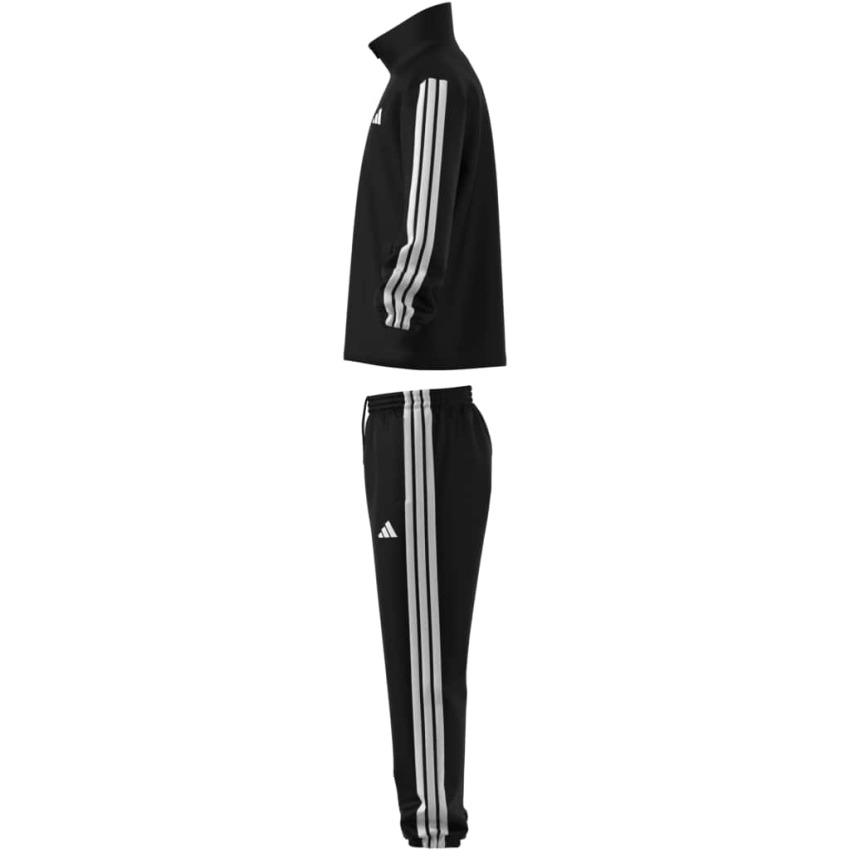 Adidas 3 Stripes Dokuma Siyah Erkek Eşofman Takımı - 7