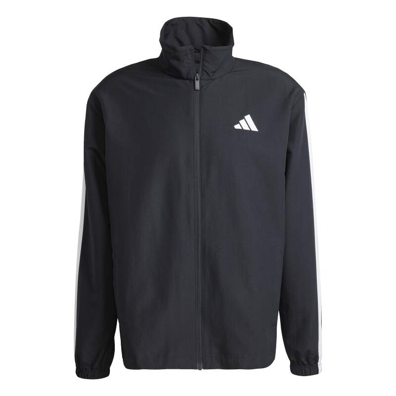 Adidas 3 Stripes Dokuma Siyah Erkek Eşofman Takımı - 9