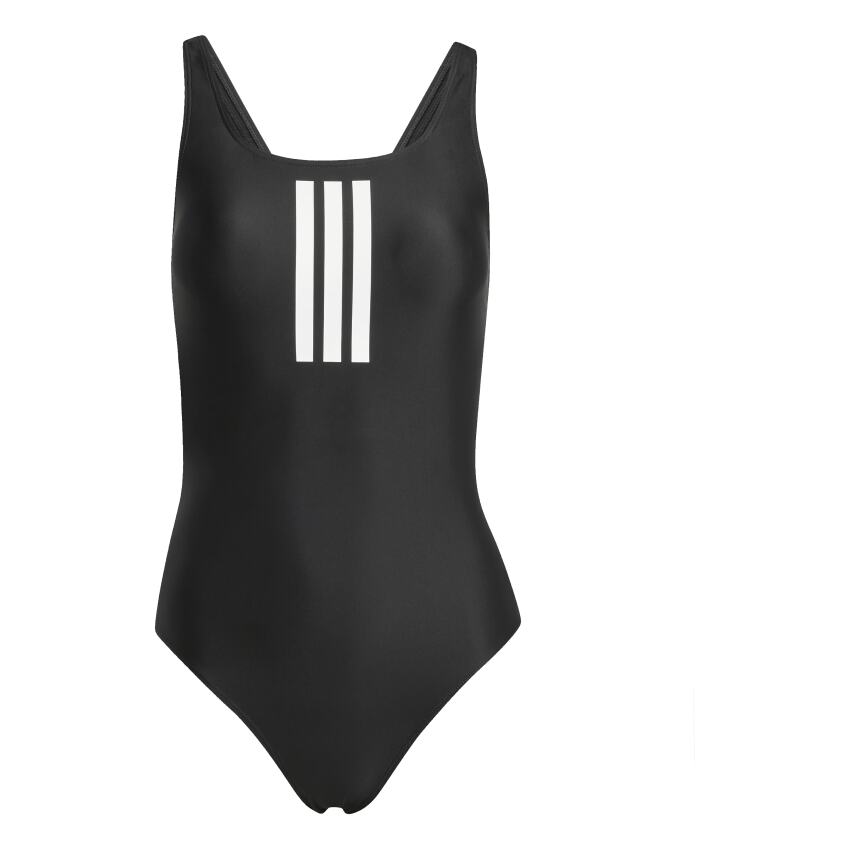 Adidas 3-Stripes V-Sırtlı Siyah Kadın Mayo - 1