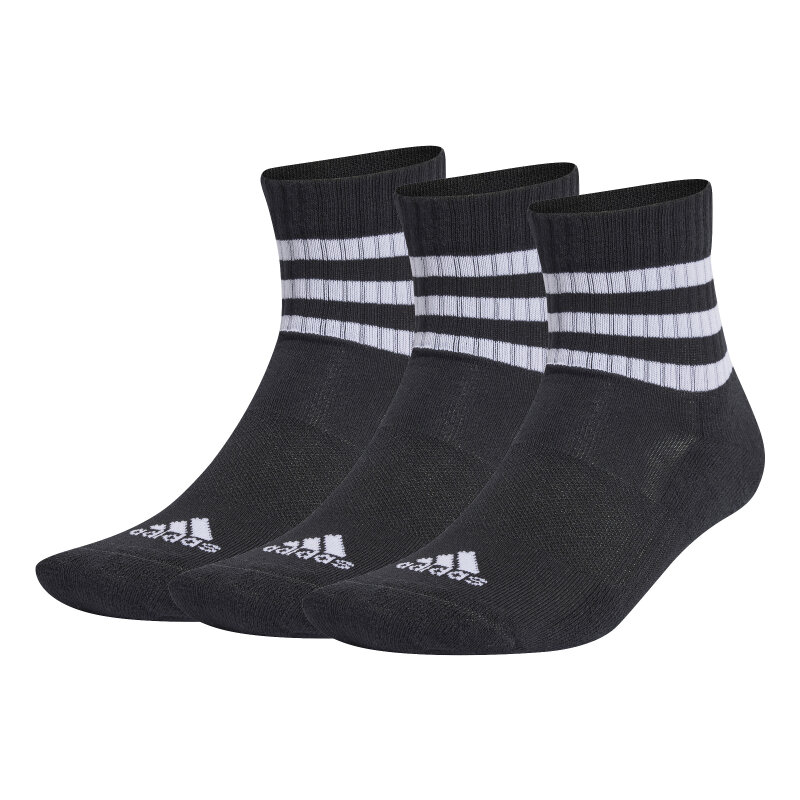 Adidas 3-Stripes Cushioned Sportswear Bilek Siyah Unisex Çorap 
