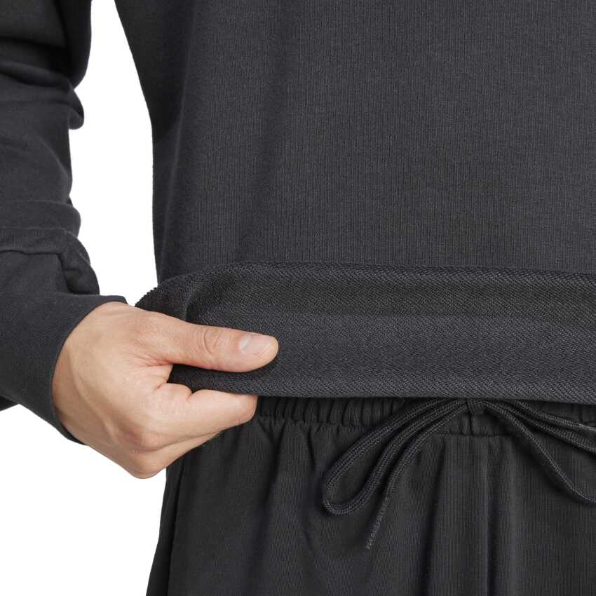 Adidas 3S FT Siyah Erkek Sweatshirt - 4