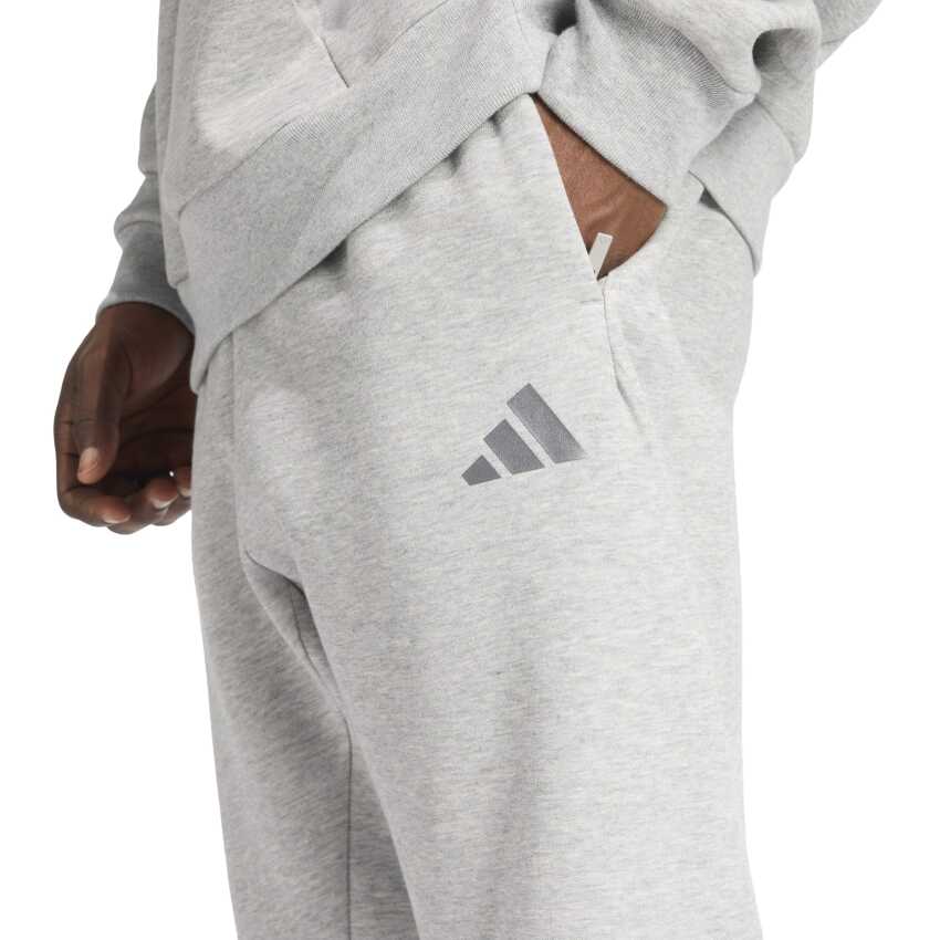 Adidas 3 Stripes Gri Erkek Eşofman Altı - 4