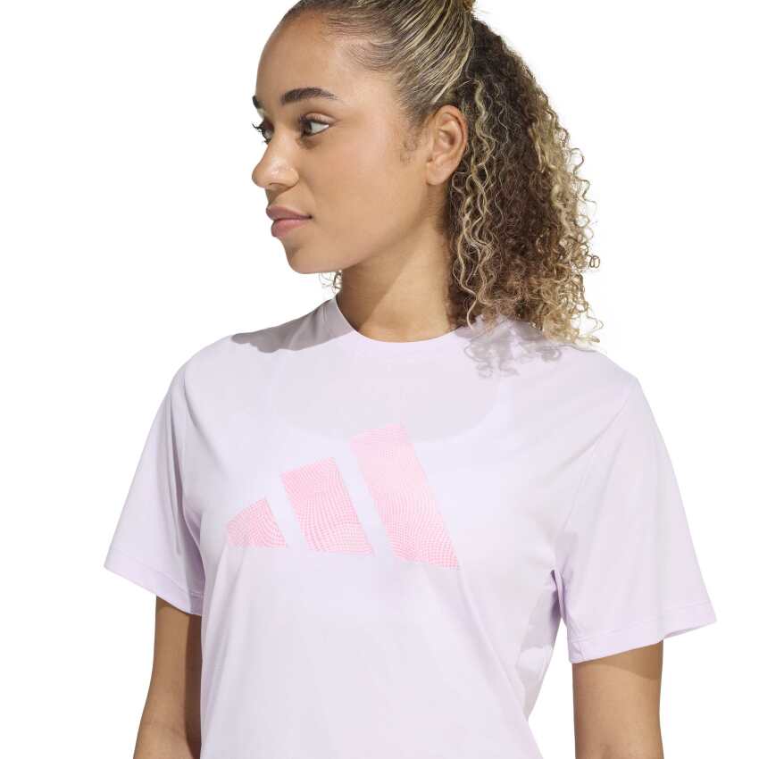 Adidas adi365 Running Essentials Brand Love Mor Kadın Tshirt - 6