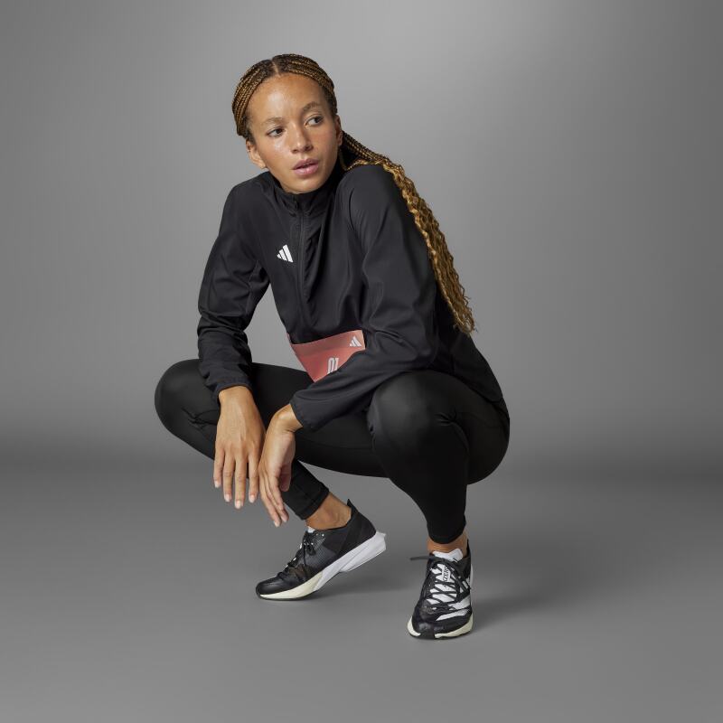 Adidas Adizero Essentials Siyah Kadın Eşofman Üstü - 1