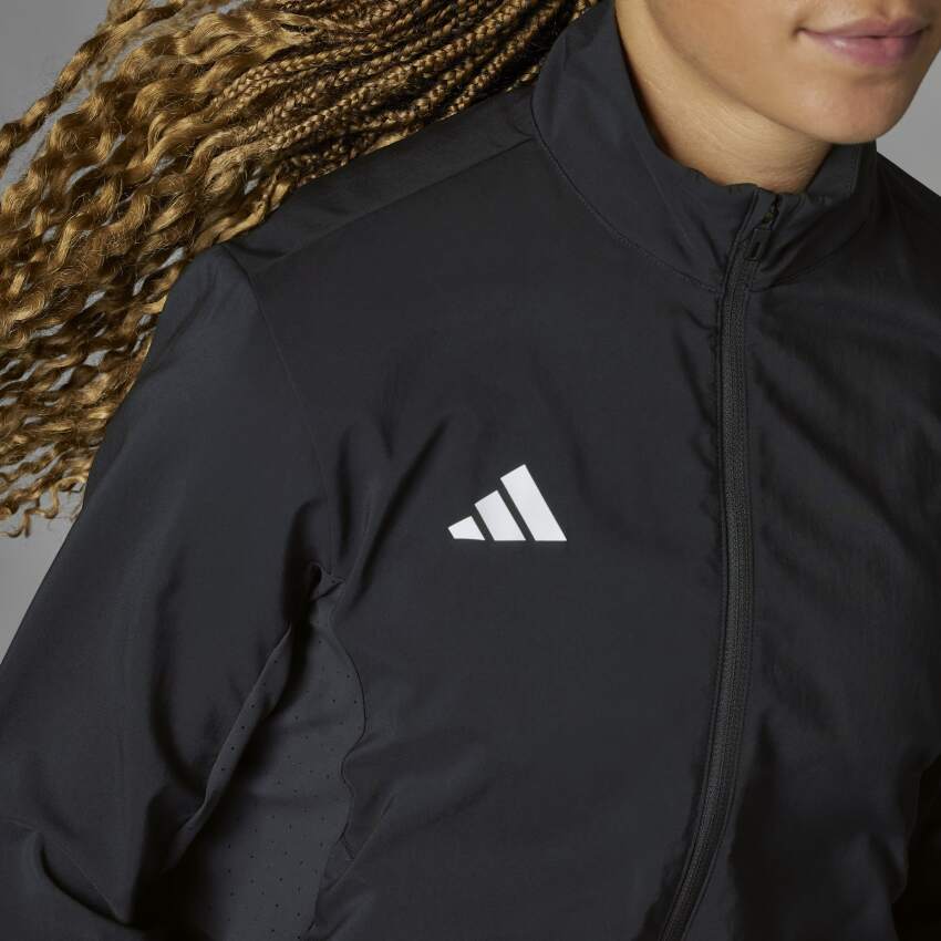 Adidas Adizero Essentials Siyah Kadın Eşofman Üstü - 7