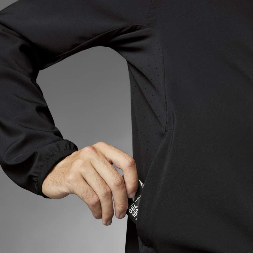 Adidas Adizero Siyah Erkek Eşofman Üstü - 11