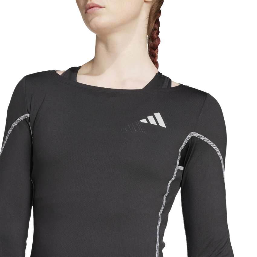 Adidas Adizero Siyah Kadın Tshirt - 6