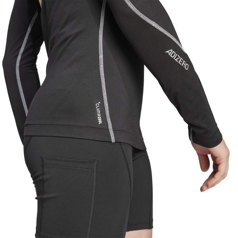 Adidas Adizero Siyah Kadın Tshirt - 5