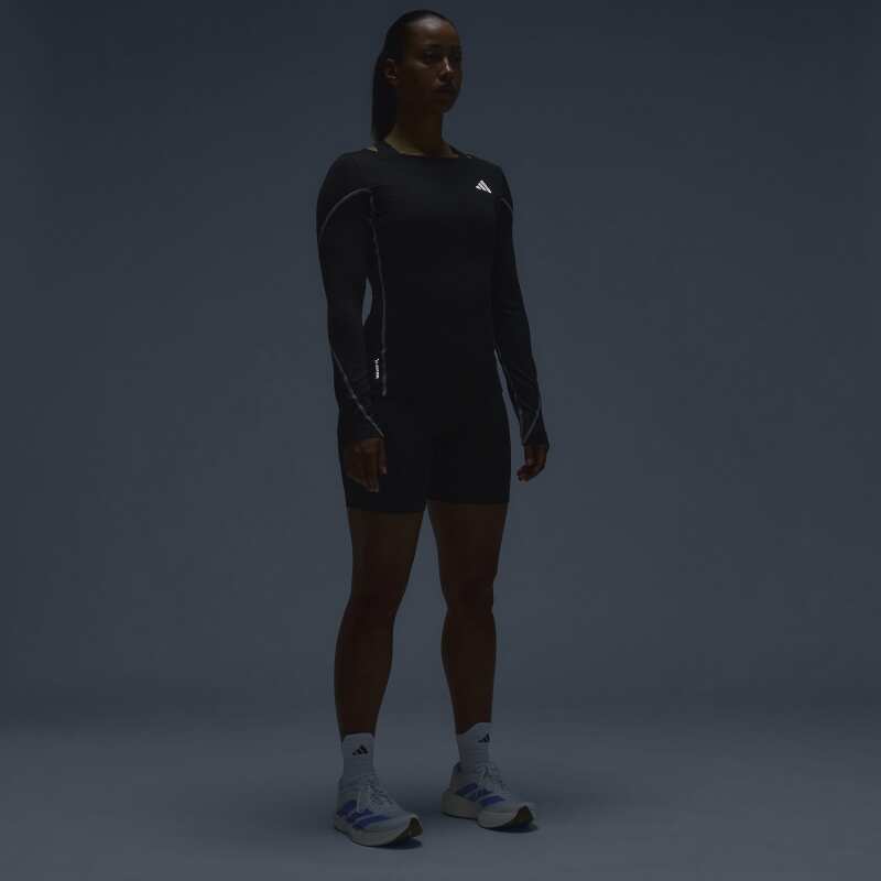 Adidas Adizero Siyah Kadın Tshirt - 7