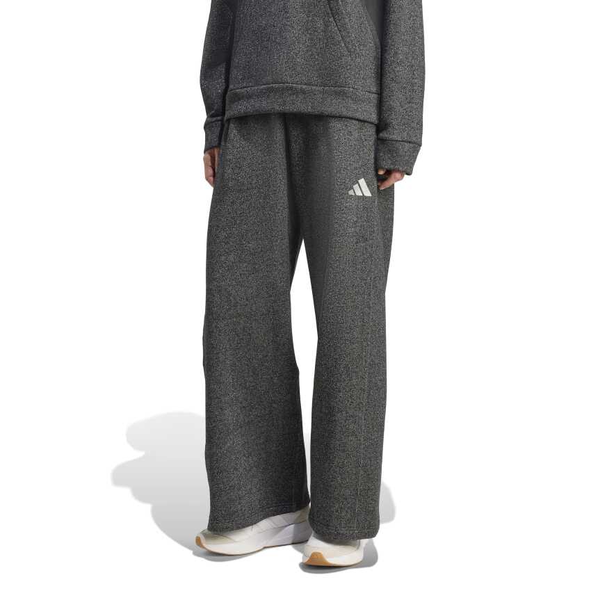 Adidas ALL SZN Holiday Glitter Fleece Loose Siyah Kadın Eşofman Altı - 1