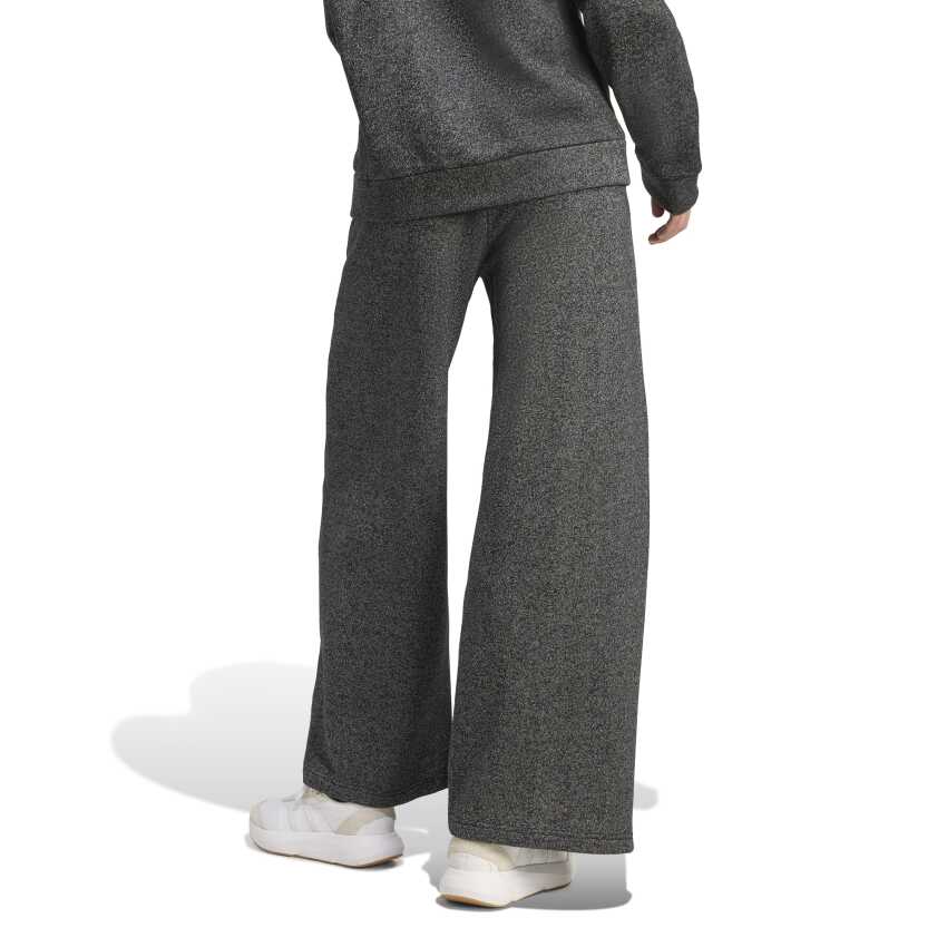 Adidas ALL SZN Holiday Glitter Fleece Loose Siyah Kadın Eşofman Altı - 2
