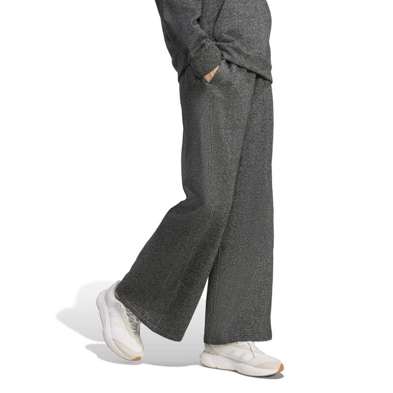 Adidas ALL SZN Holiday Glitter Fleece Loose Siyah Kadın Eşofman Altı - 3