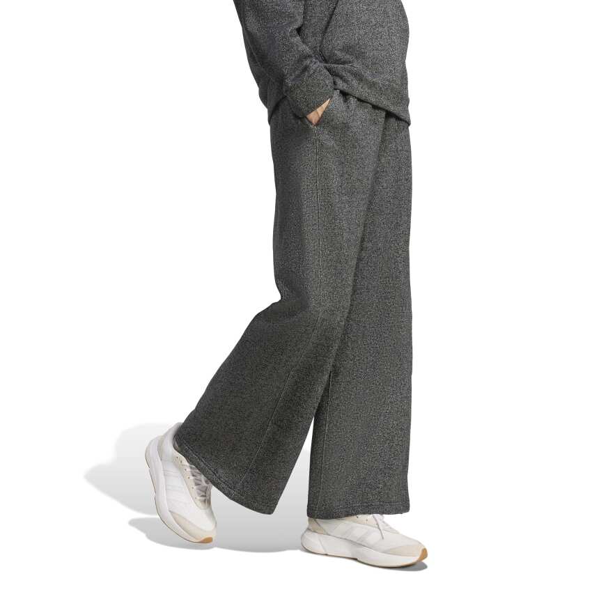 Adidas ALL SZN Holiday Glitter Fleece Loose Siyah Kadın Eşofman Altı - 3