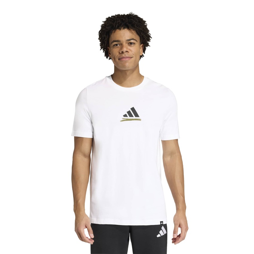 Adidas Almanya Telstar Grafik Beyaz Erkek Tshirt - 1