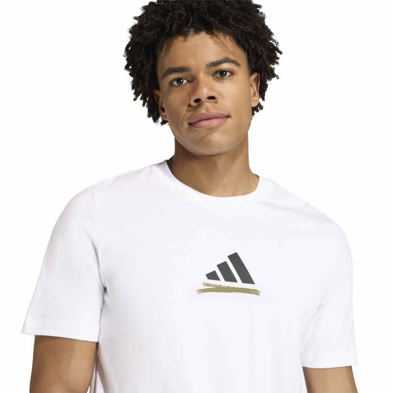Adidas Almanya Telstar Grafik Beyaz Erkek Tshirt - 4