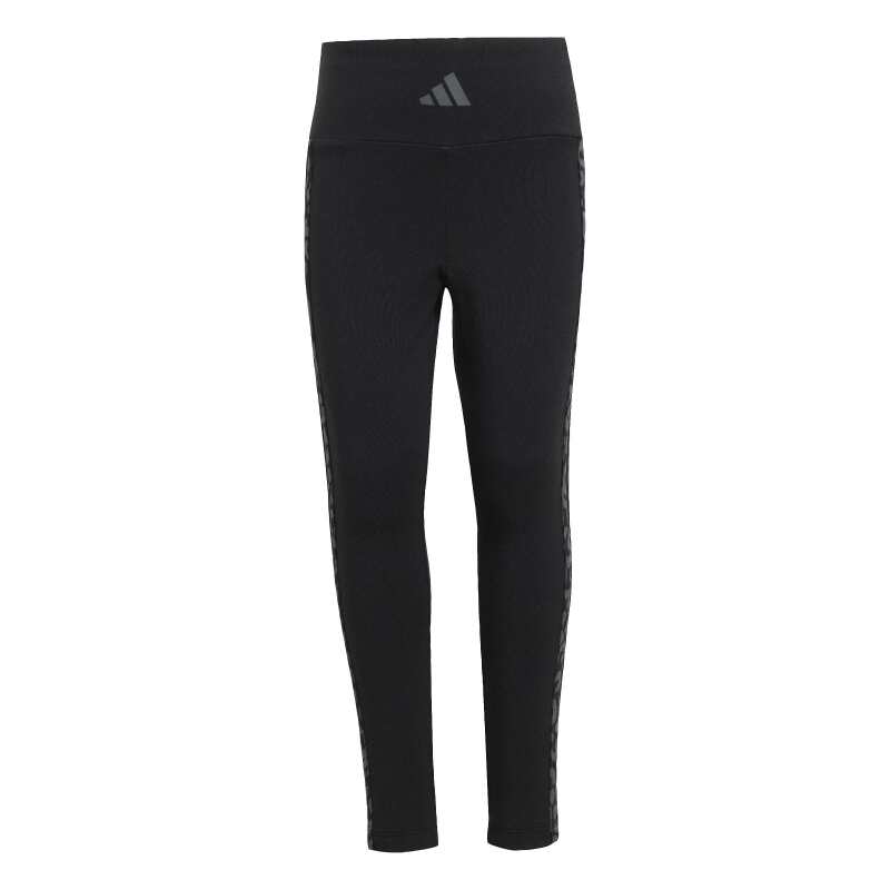 Adidas Animal 3 Stripes Siyah Çocuk Tshirt Tayt Takım - 8