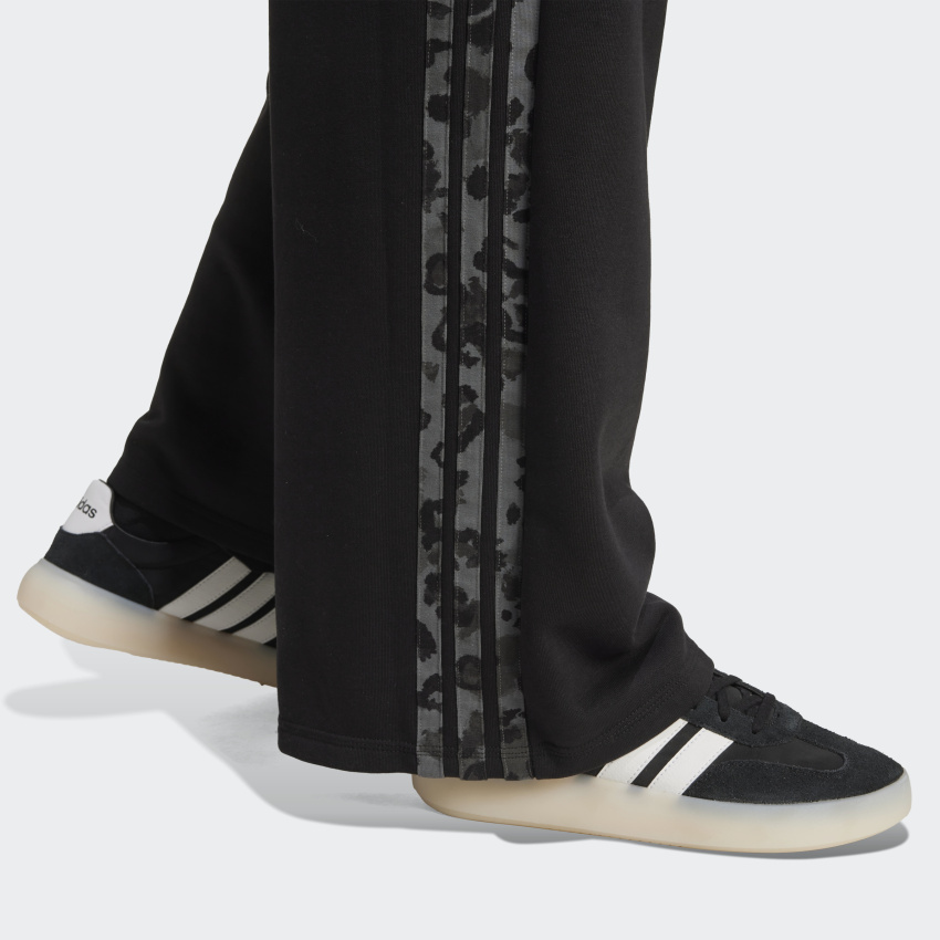 Adidas Animal Print Siyah Kadın Eşofman Altı - 5