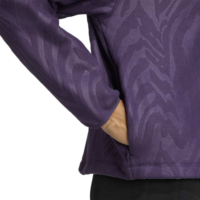 Adidas Aop Polarfleece Mor Kadın Sweatshirt - 4