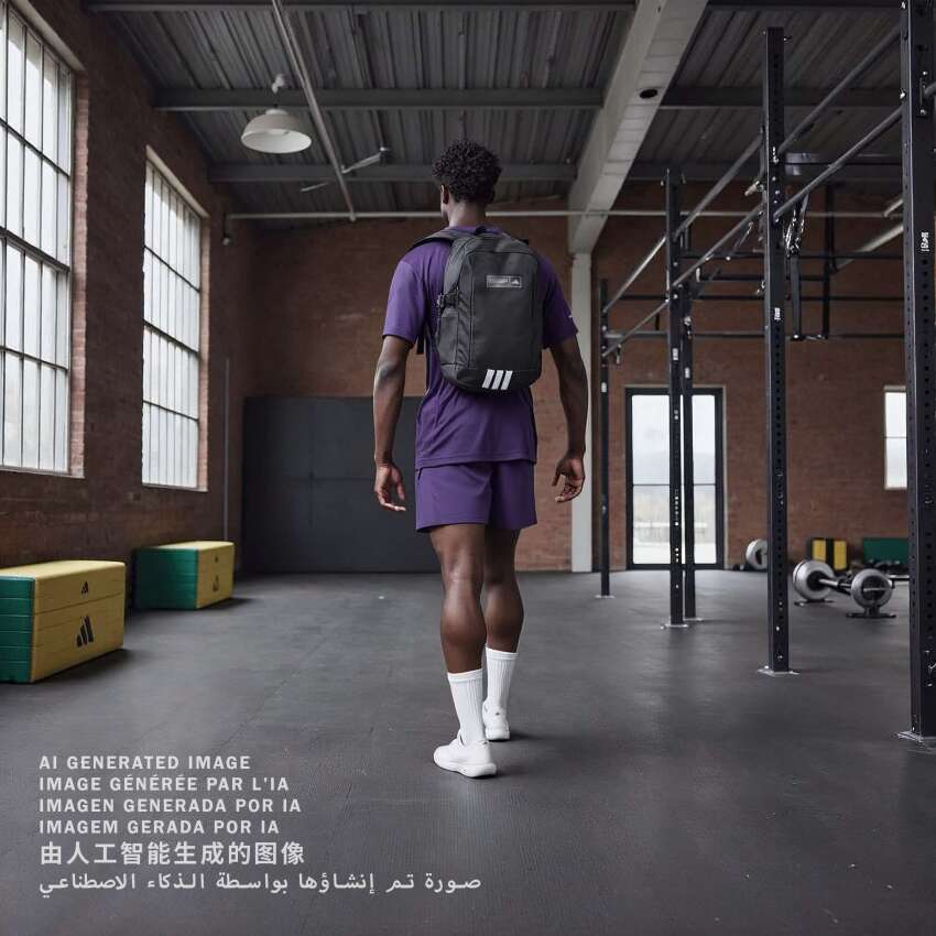 Adidas ATHLTS Power Siyah Unisex Spor Çantası - 8