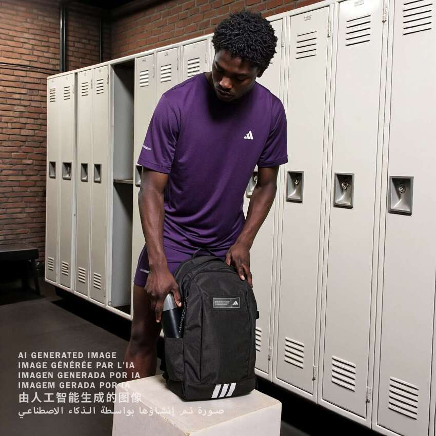 Adidas ATHLTS Power Siyah Unisex Spor Çantası - 7