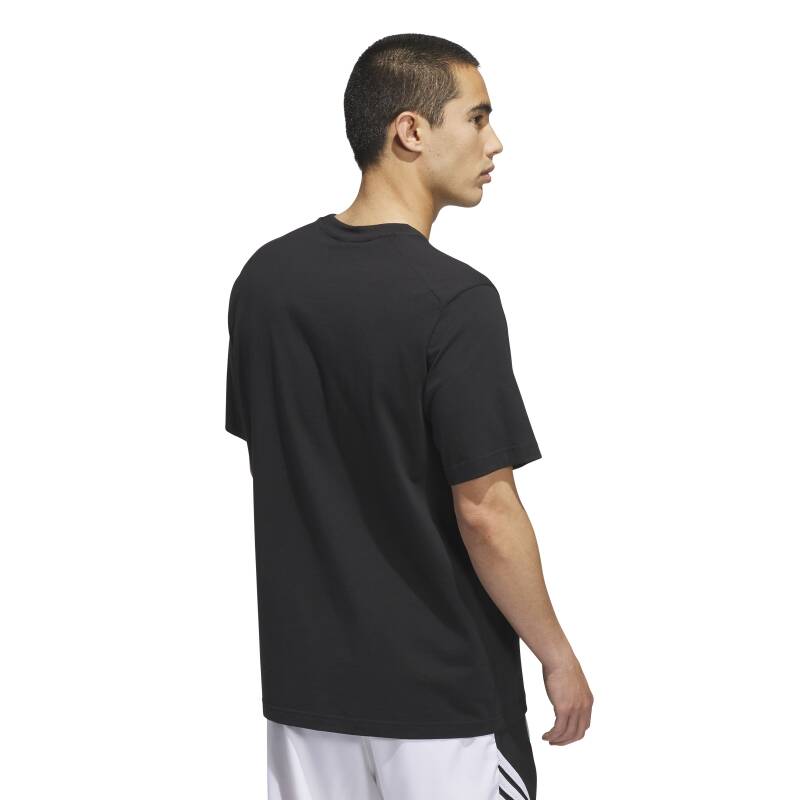 Adidas Basketball Siyah Erkek Tshirt - 3