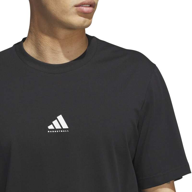 Adidas Basketball Siyah Erkek Tshirt - 4