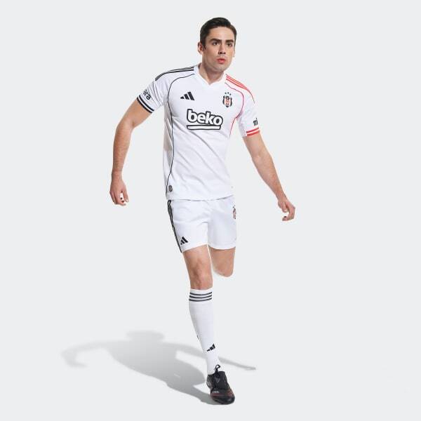 Adidas Bjk H Jsy Beyaz Erkek Forma - 4