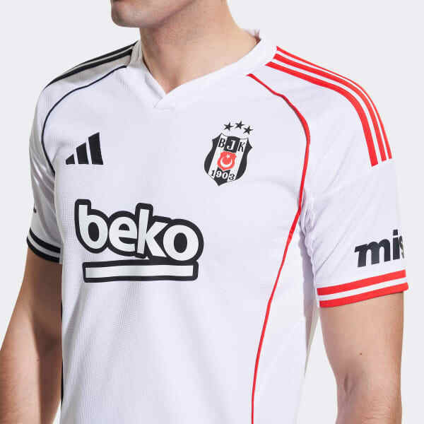 Adidas Bjk H Jsy Beyaz Erkek Forma - 5