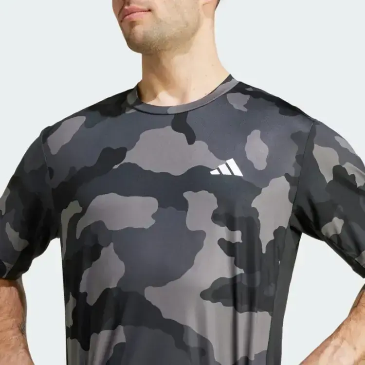 Adidas CAMO AOP T SİYAH Erkek Tshirt - 1