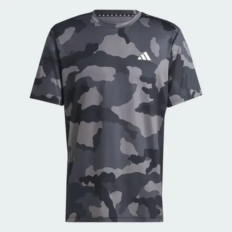 Adidas Train Essentials Camo Allover Print Erkek Tshirt - 2