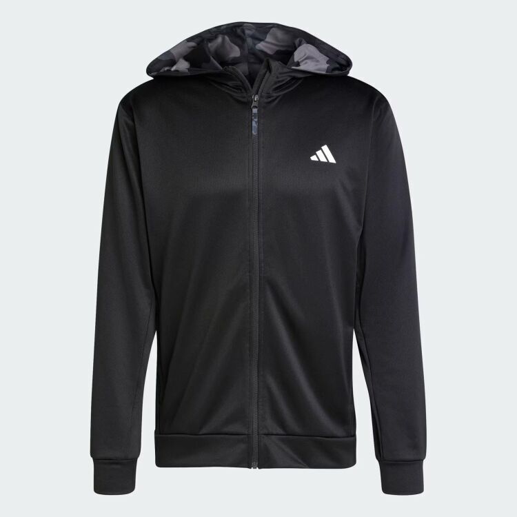 Adidas Train Essentials Camo Full-Zip Erkek Eşofman Üstü - 3