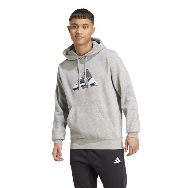 Adidas Camo Graphic Gri Erkek Sweatshirt - Adidas