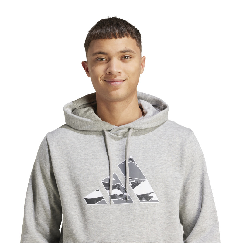 Adidas Camo Graphic Gri Erkek Sweatshirt - 5