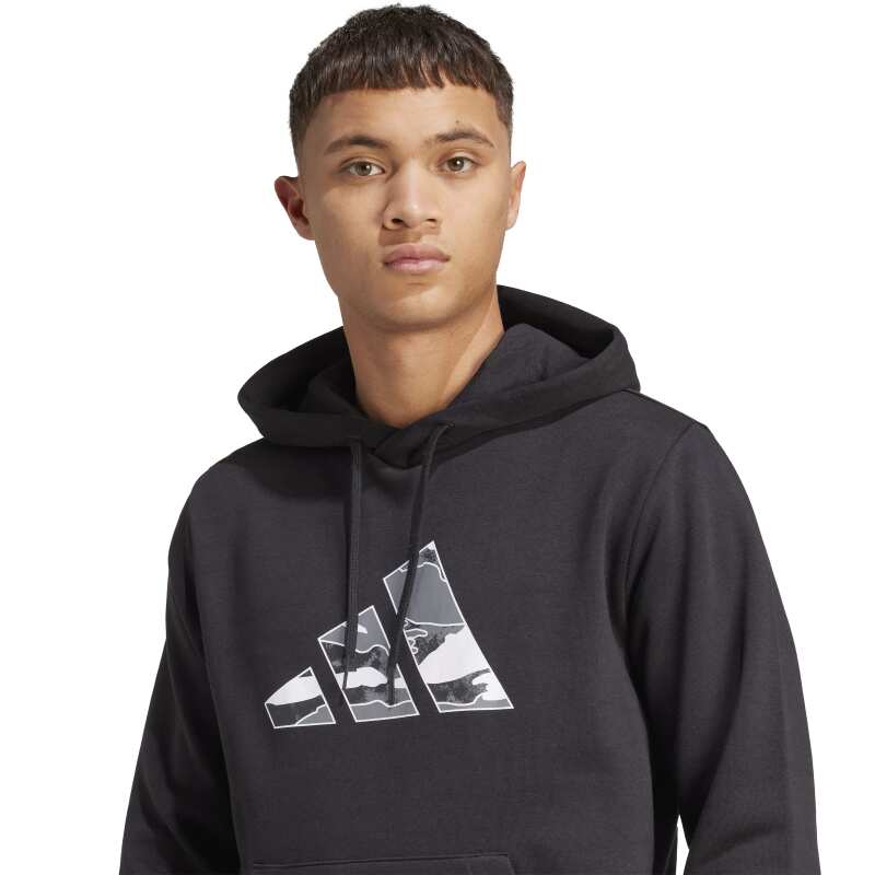 Adidas Camo Graphic Siyah Erkek Sweatshirt - 4
