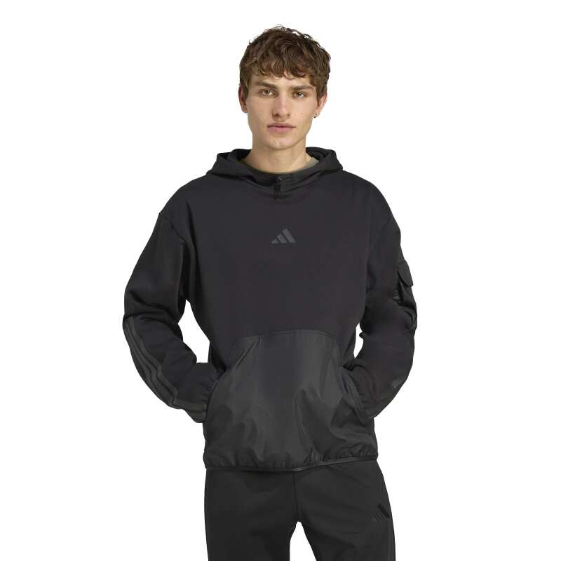 Adidas City Tech Utility Siyah Erkek Sweatshirt - 1