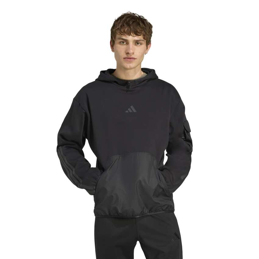 Adidas City Tech Utility Siyah Erkek Sweatshirt - 1