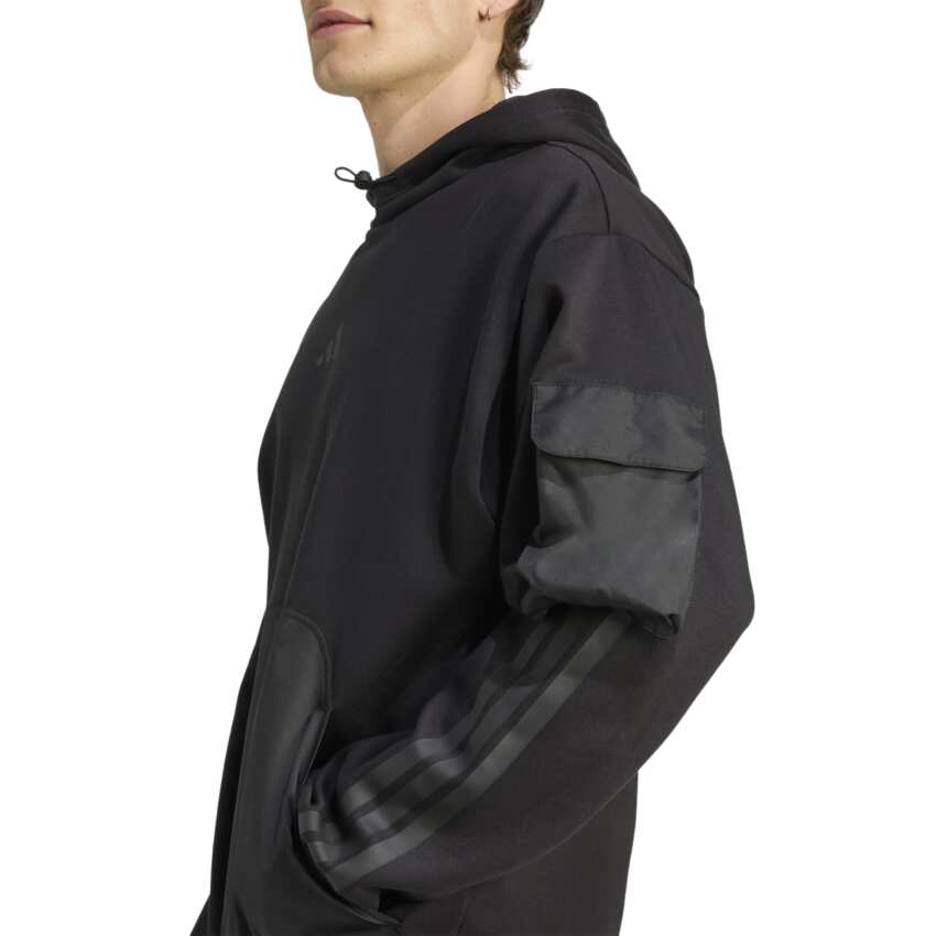 Adidas City Tech Utility Siyah Erkek Sweatshirt - 3