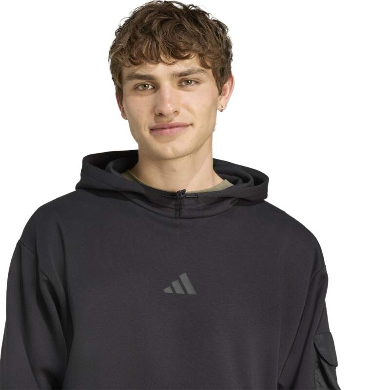 Adidas City Tech Utility Siyah Erkek Sweatshirt - 4