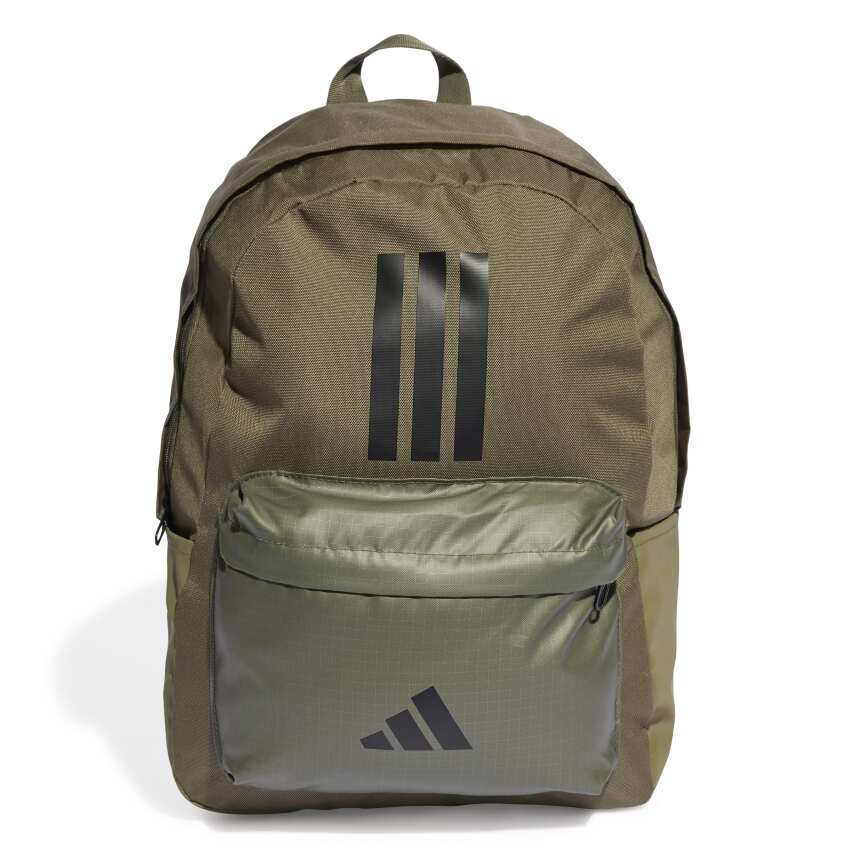 Adidas Classic Bars 3Stripes Haki Unisex Sırt Çantası - 1