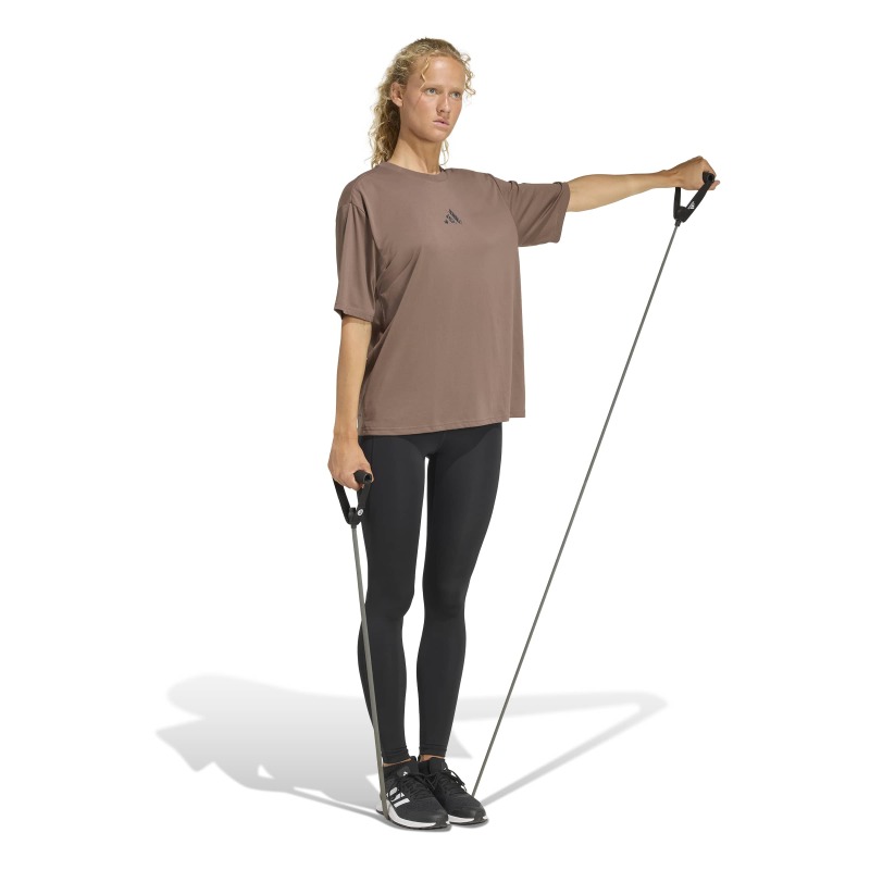 Adidas Climacool Animal Training Graphic Kahverengi Kadın Tshirt - 3