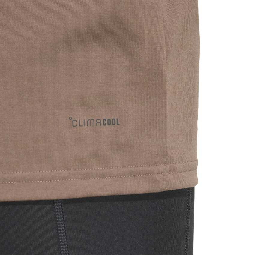 Adidas Climacool Animal Training Graphic Kahverengi Kadın Tshirt - 5