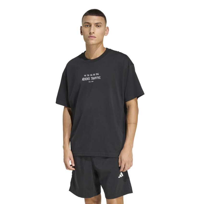 Adidas Climacool Power Training Graphic Siyah Kadın Tshirt - 1